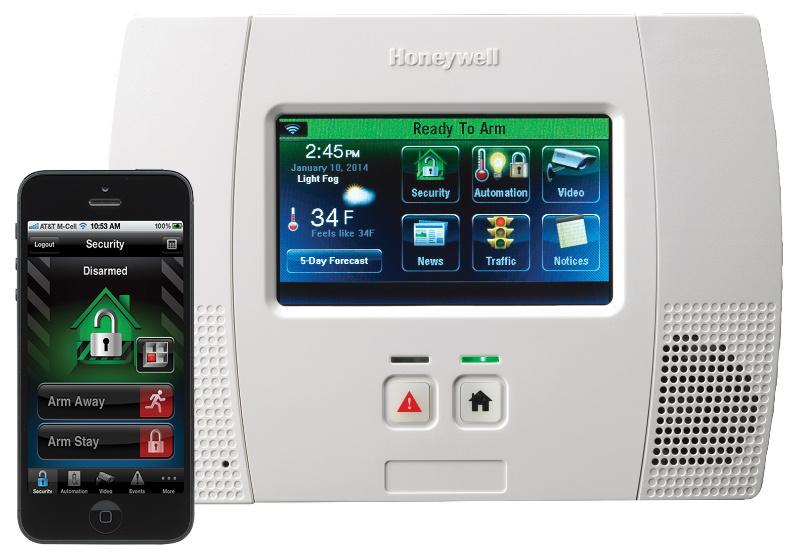 Smart Security 38.99/mth + tax – $623.99 + tax installed **
